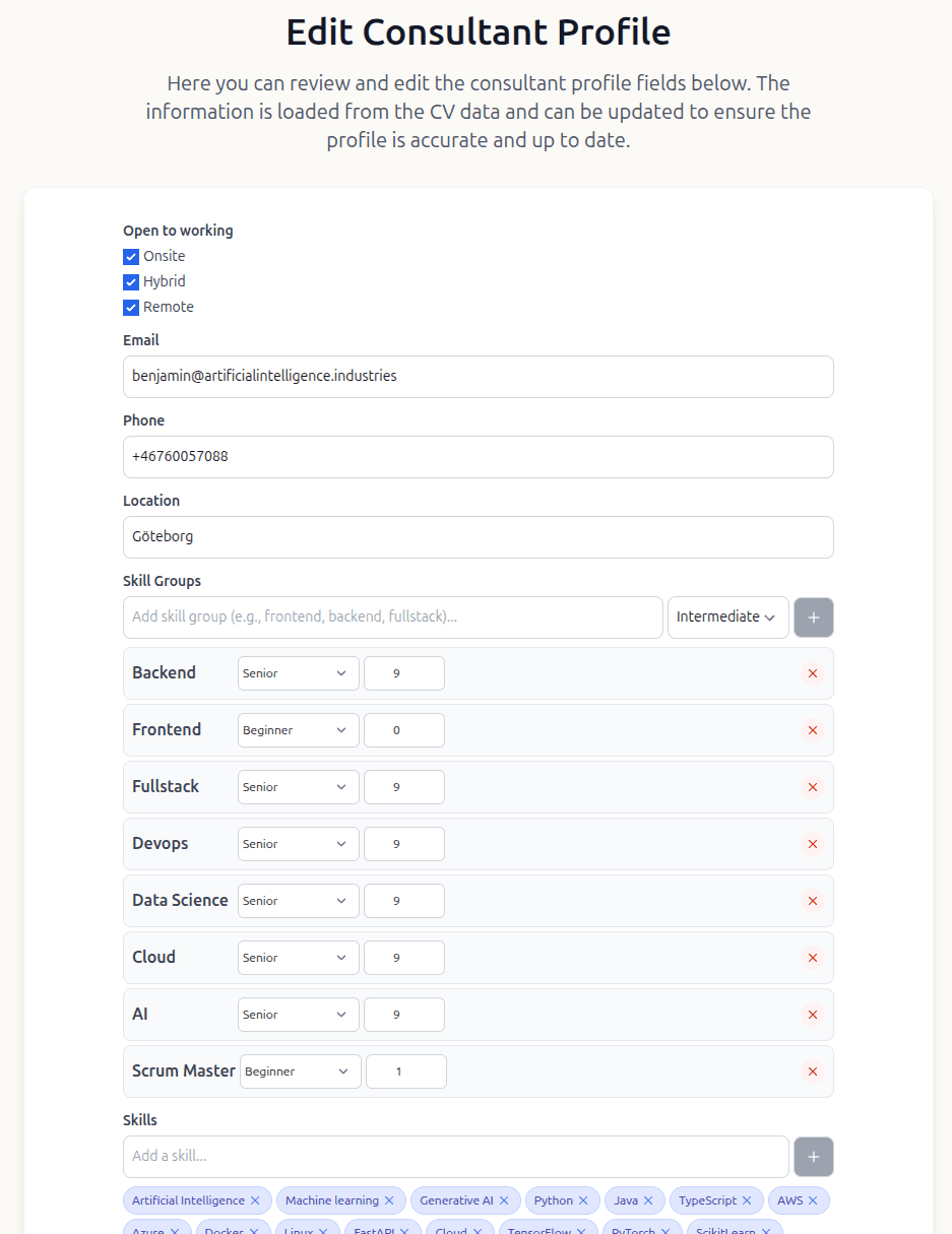 All assignments in one place